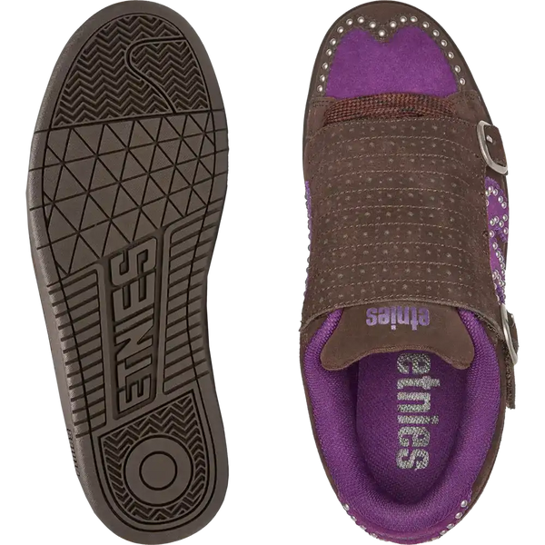 Etnies Kingpin Studs BROWN/PURPLE