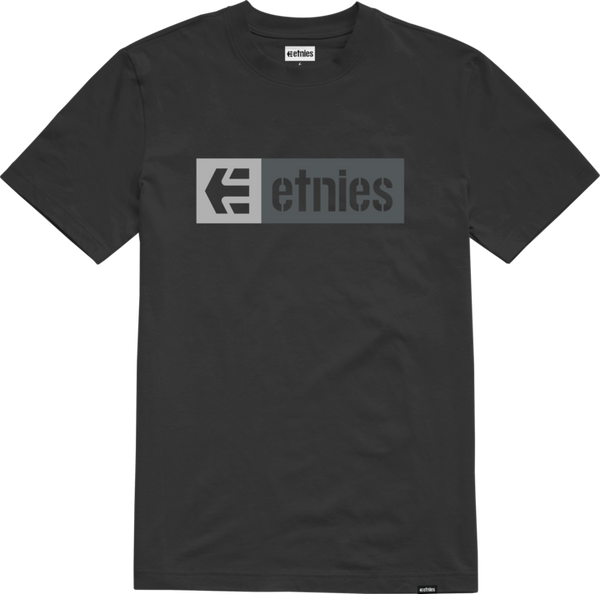 etnies NEW BOX TEE BLACK/GREY/GREY