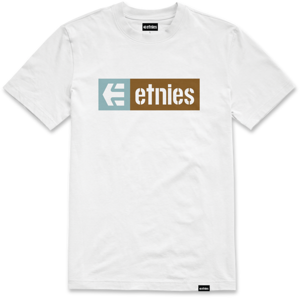 etnies NEW BOX TEE WHITE/GUM