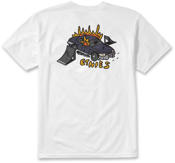Etnies ON FIRE TEE WHITE
