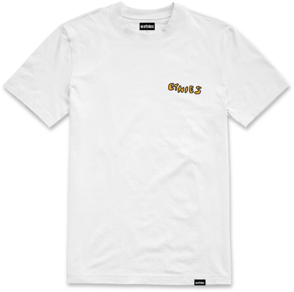 etnies ON FIRE TEE WHITE