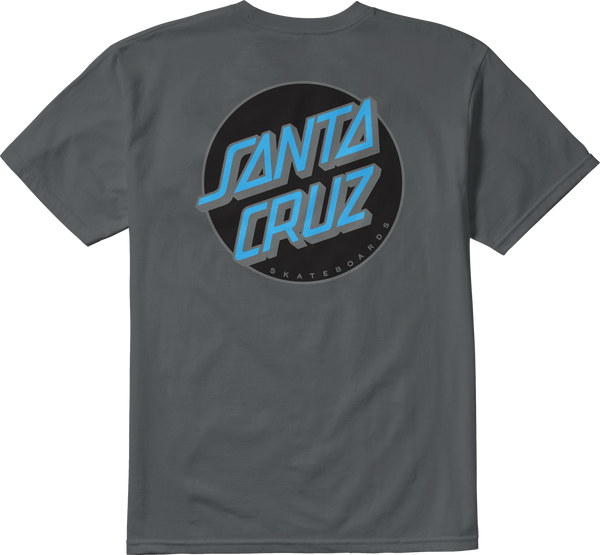 etnies RETRO DOT TEE X SANTA CRUZ CHARCOAL