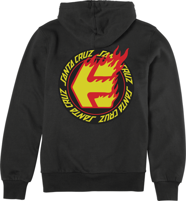 Etnies SANTA CRUZ FLAME KIDS PULLOVER BLACK