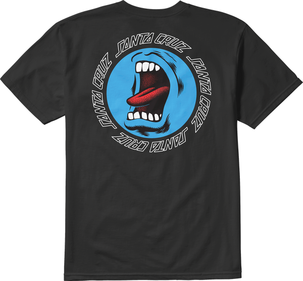 Etnies SANTA CRUZ SCREAMING HAND TEE BLACK