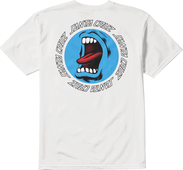 Etnies SANTA CRUZ SCREAMING HAND TEE WHITE