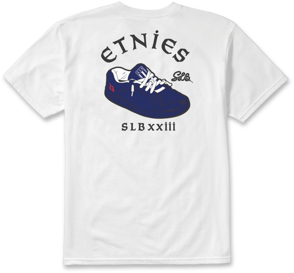 etnies SLB FLAG TEE WHITE