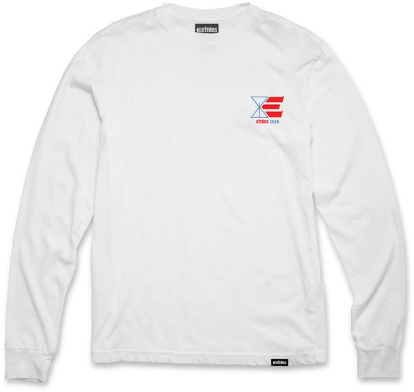 etnies SOUR SOLUTION L/S TEE WHITE