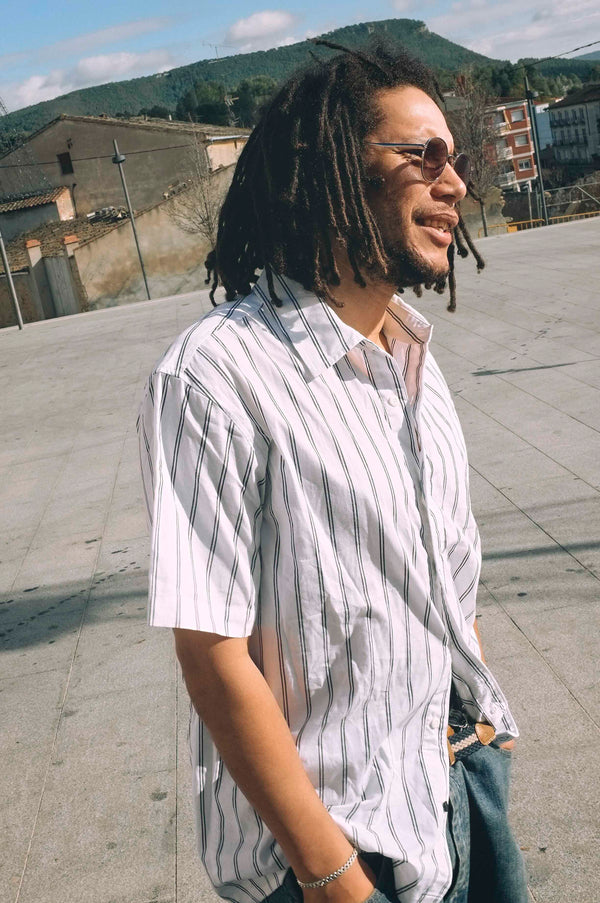 Etnies SOUR SOLUTION WOVEN SHIRT OFF WHITE