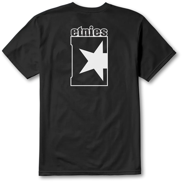 Etnies Star Tee BLACK/WHITE