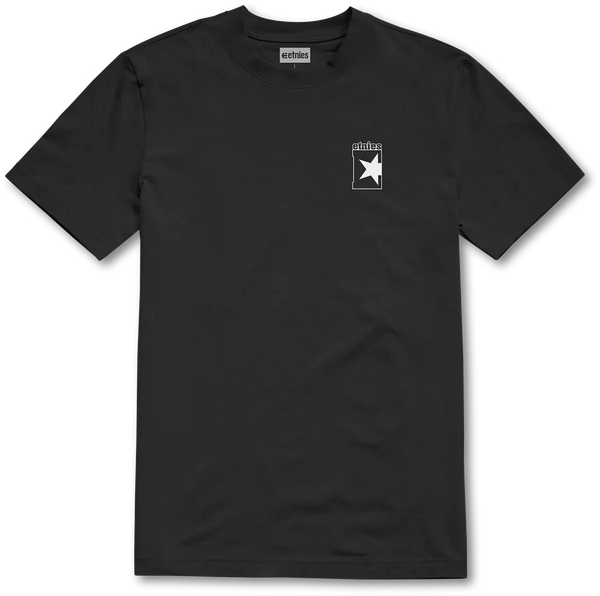 etnies Star Tee BLACK/WHITE