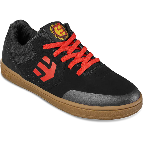 Etnies Marana X Santa Cruz Little Kids BLACK/RED/GUM