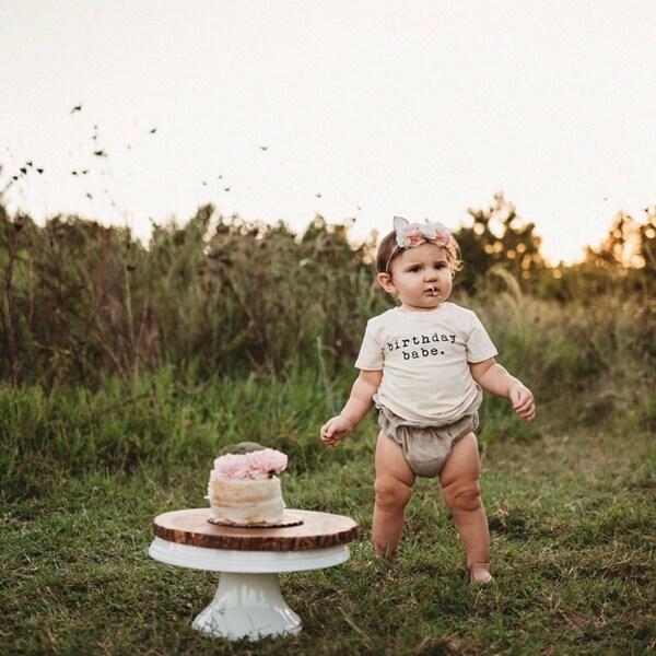 Etsy Birthday Babe Organic Tee Toddler Baby Boy Girl Kids Clothes Outfit Unisex Gender Neutral Organic Cotton Quote Laurel