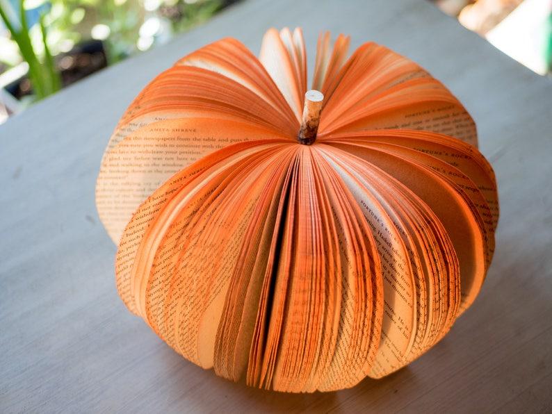 Etsy Book Pumpkins-Fall Decor-Thanksgiving Table Decor-Halloween Decor-Thanksgiving Decor-Fall Pumpkin-Autumn Decor-Cottage Core Decor