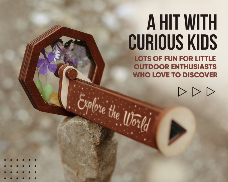 Etsy DIY Kaleidoscope Kit For Kids Outdoor Toys For Toddlers Nature Lovers Gift For Kids Toddler Toys For Girls For Boys Nature Toy