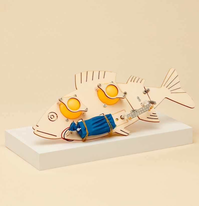 Etsy DIY Kit Fish Robot - Educational STEM Toy For Kids Fun Science Crafts