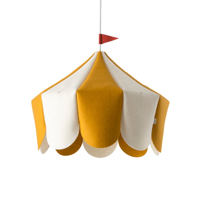 Etsy Circus Lamp. Yellow