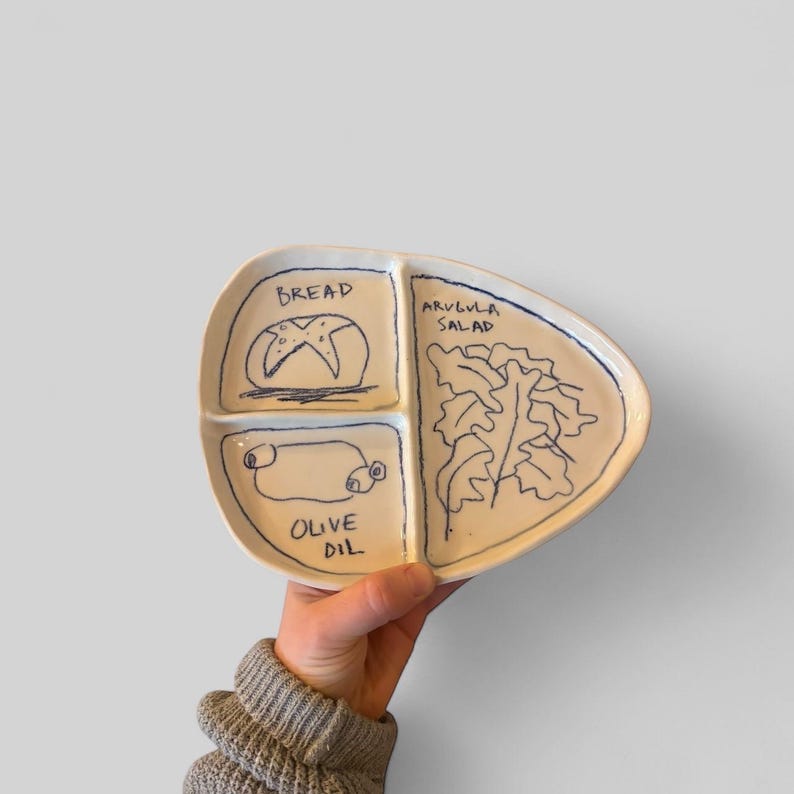 etsy CUSTOM lunch/snack tray