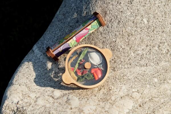 Etsy Gifts For Kids Kaleidoscope / Wooden Toys / Toddler Toys / Birthday Gift For Girl And Boy