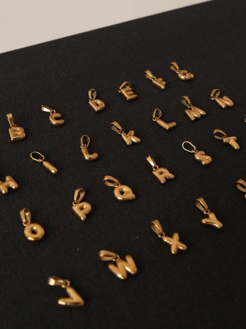 Etsy Gold Dainty Initial Necklace Waterproof Tiny Initial Necklace Custom Letter Necklace 18K Gold Letter Necklace Personalized Gift For Her