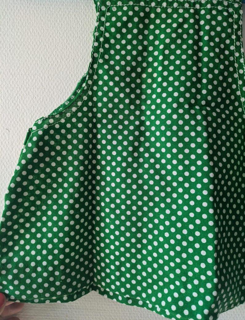 Etsy Green Vintage Girls Dress Retro Outfit Toddler 6 Month Sweet Vintage Kids Gift In Vintage Fabric Retro Clothing