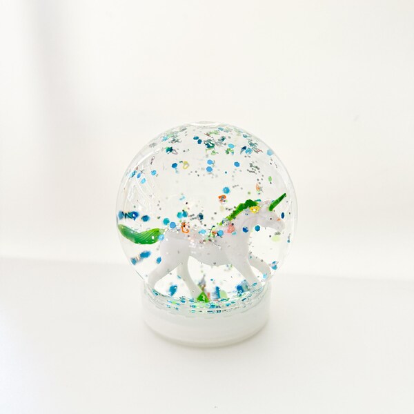 Etsy Handmade Kids Shatterproof Snow Globe | Water Globe Childrens Toy | Glitter Globe For Kids Play | Unique Kids Christmas Gift