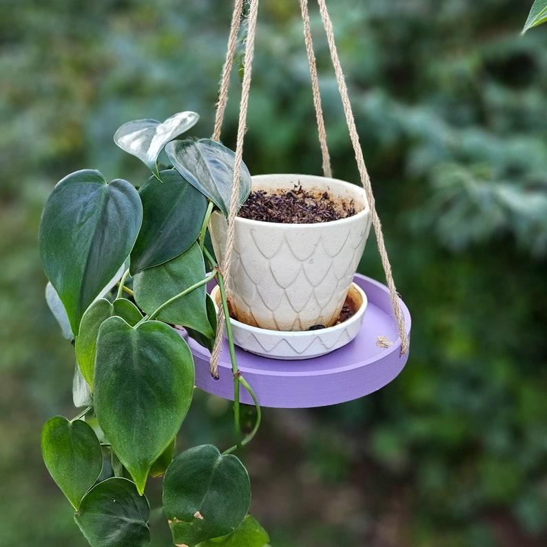 etsy Hanging Decor Tray for Indoor Plants/Planters - Hardware Included Many Colors & Sizes Available Sturdy Modern Design