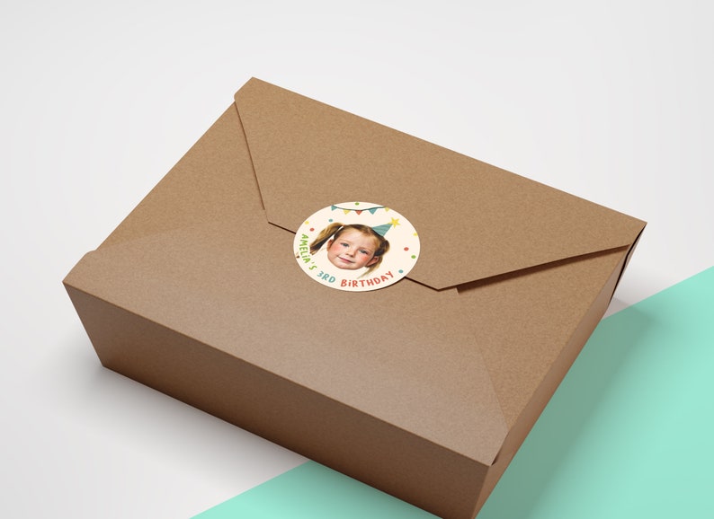 Etsy Kids Birthday Sticker|Personalized Birthday Sticker|Custom Kid Birthday Sticker|Birthday Favor Stickers|Party Favor|Goodie Bag|Free Shipping
