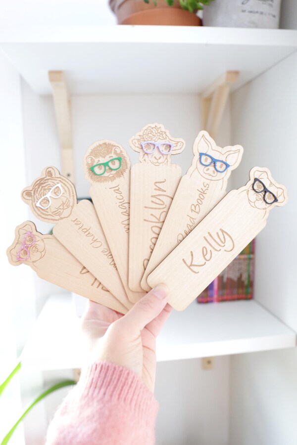 Etsy Kids Personalized Bookmarks | Kids Easter | Kids Reading Gift | Kids Bookmark | Wooden Bookmark | Kids Gifts | Summer Kids Essentials
