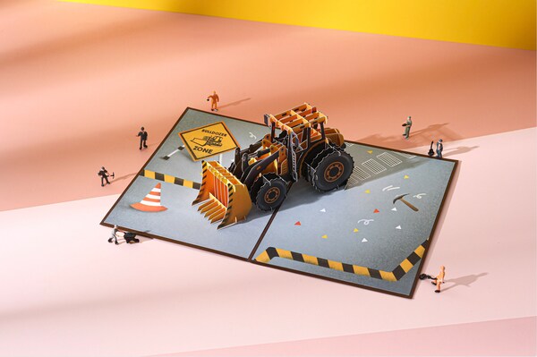 Etsy Liif Digger Pop Up Cards 3D Greeting Birthday Card For Kid Boy Son Boyfriend Husband Men Father's Day Card Handmade Card