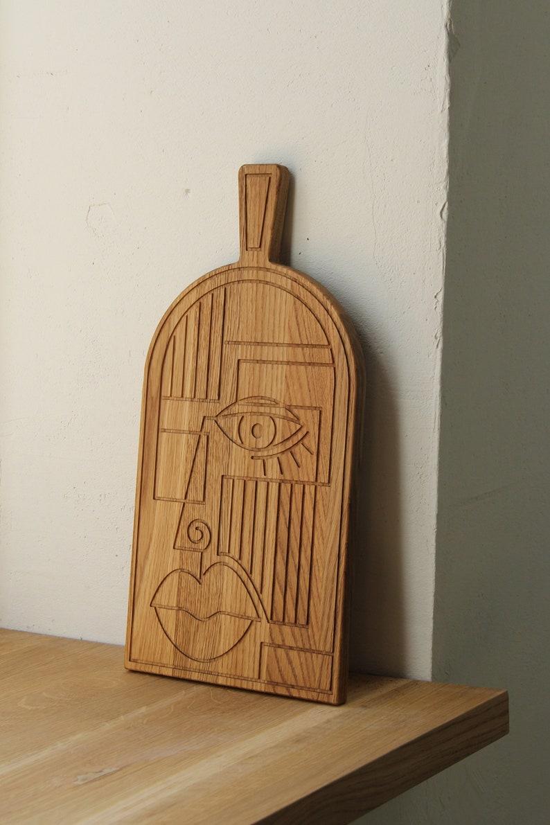 etsy Oak Serving Board – Perfect Gift for Home Chefs Foodies and Hosts Made for culinary enthusiasts seeking both style & functionality