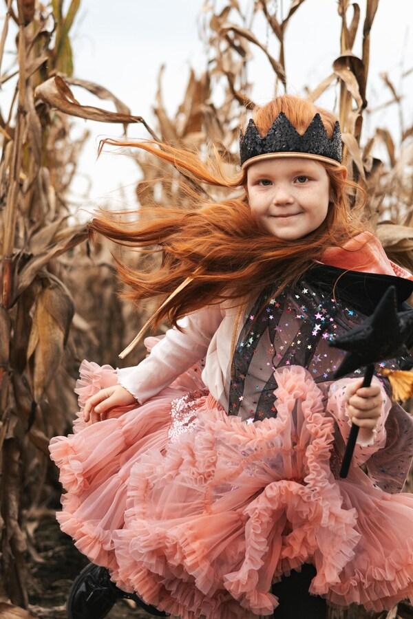 Etsy Two Sided Child's Cape "Rainbow Stars" Girls Halloween Costume In Small Stars Carnival Cape For A Girl Colorful Accessories For Disguise