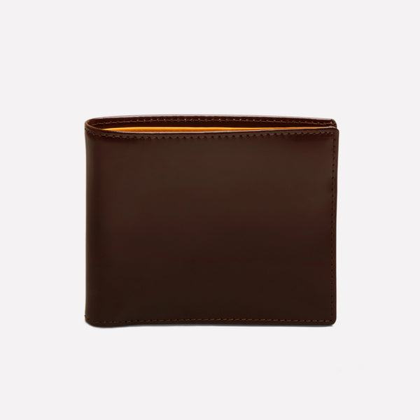 Ettinger Bridle Hide Billfold Wallet With 6 C/C Navy/London Tan