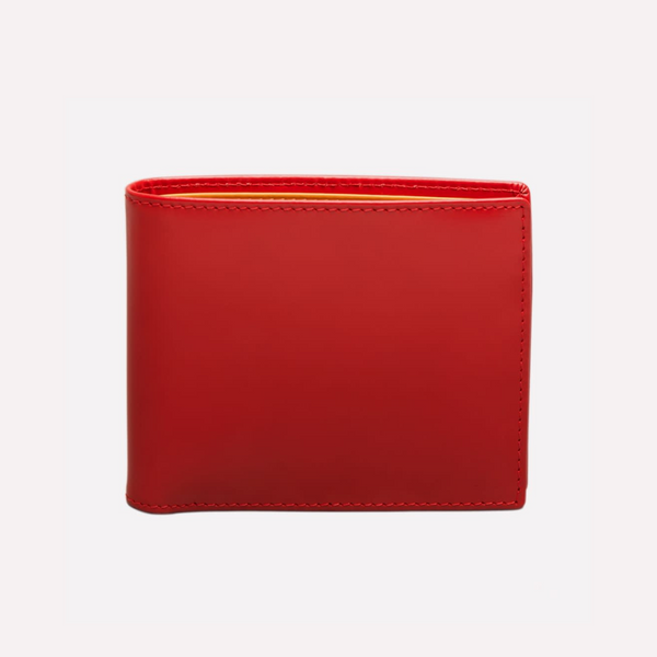 ettinger Bridle Hide Billfold with 6 C/C & Purse Red/London Tan