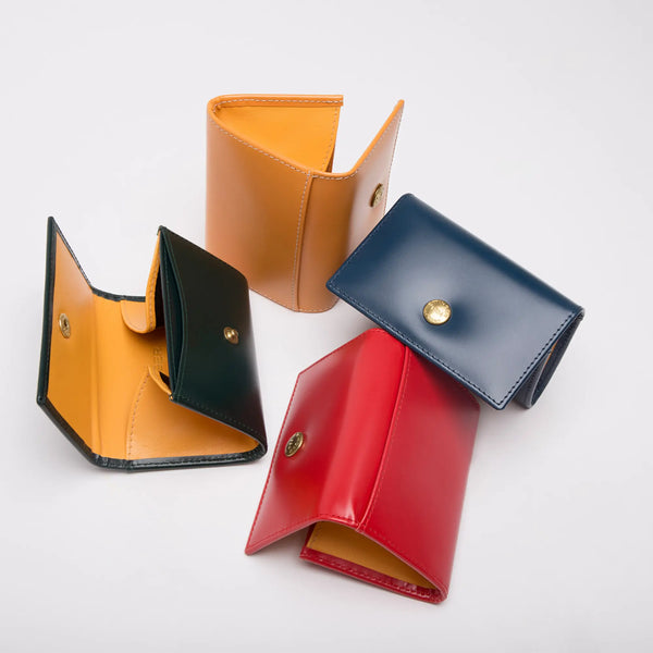 Ettinger Bridle Hide Coin Purse With Card Pocket Green/London Tan