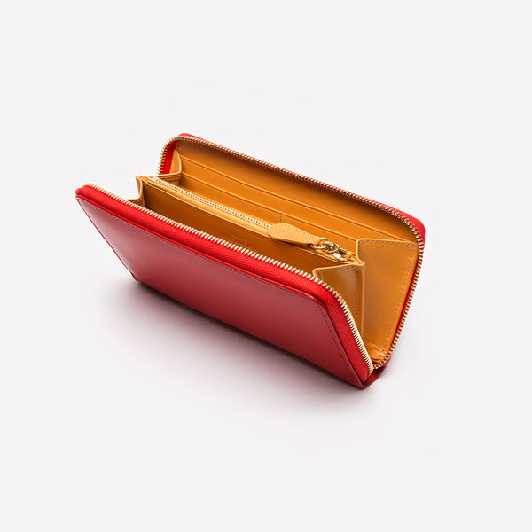 Ettinger Bridle Hide Large Zip-Around Purse Havana/London Tan