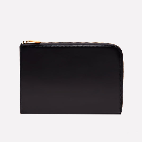 Ettinger Bridle Hide Large Zip Portfolio Red/London Tan