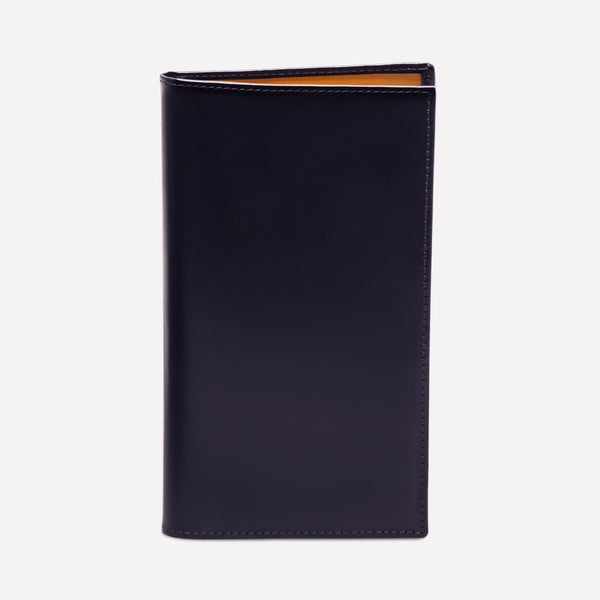 ettinger Bridle Hide Long Wallet with Zipped Pocket Navy/London Tan