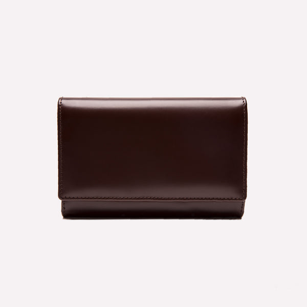 ettinger Bridle Hide Midi Flap-Over Purse Nut/London Tan