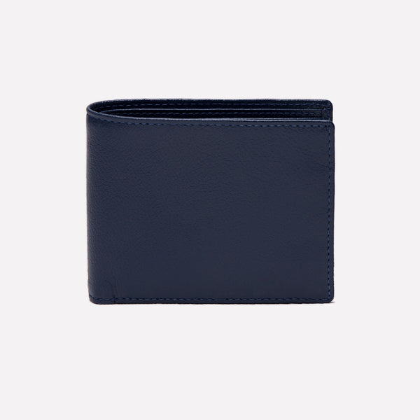 ettinger Capra Billfold Wallet with 6 C/C Marine Blue