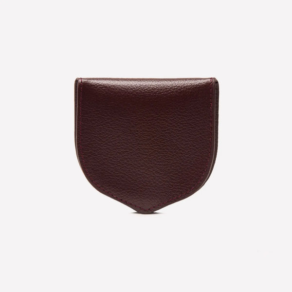 Ettinger Capra Flat Credit Card Case & Tray Purse Set Bordeaux