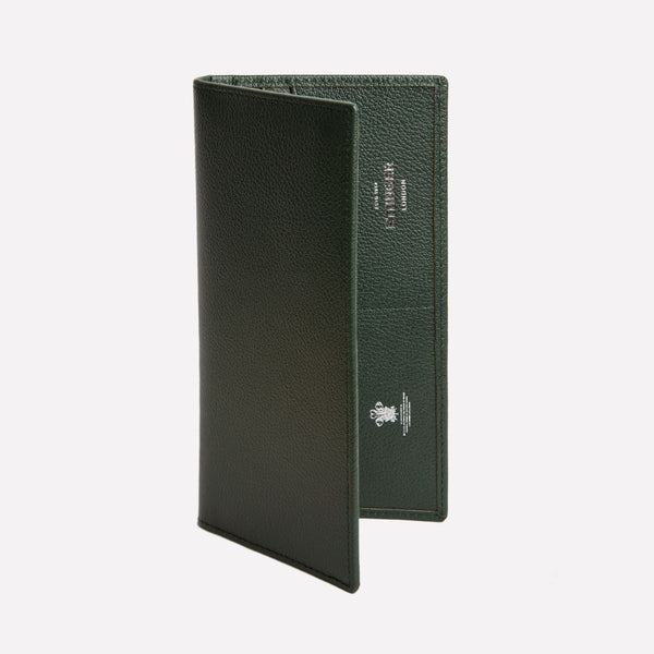 Ettinger Capra Long Wallet With Zipped Pocket Forest Green