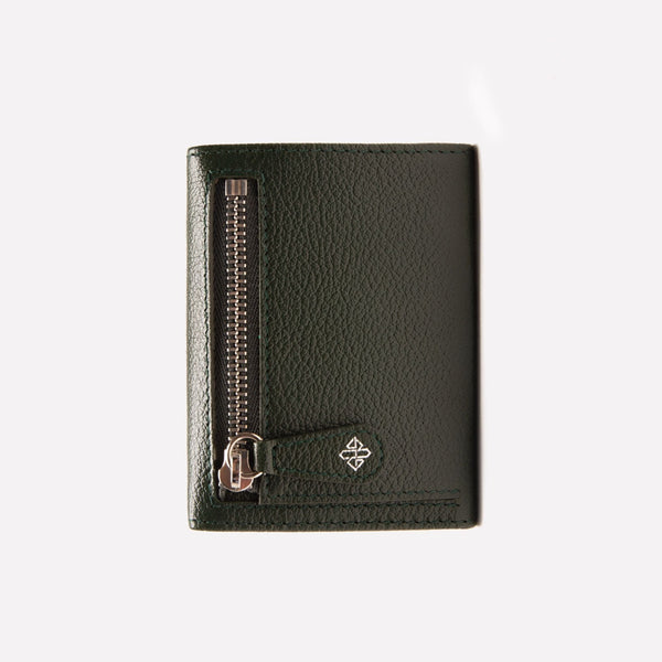 Ettinger Capra Three-fold Mini Wallet With Zip Marine Blue