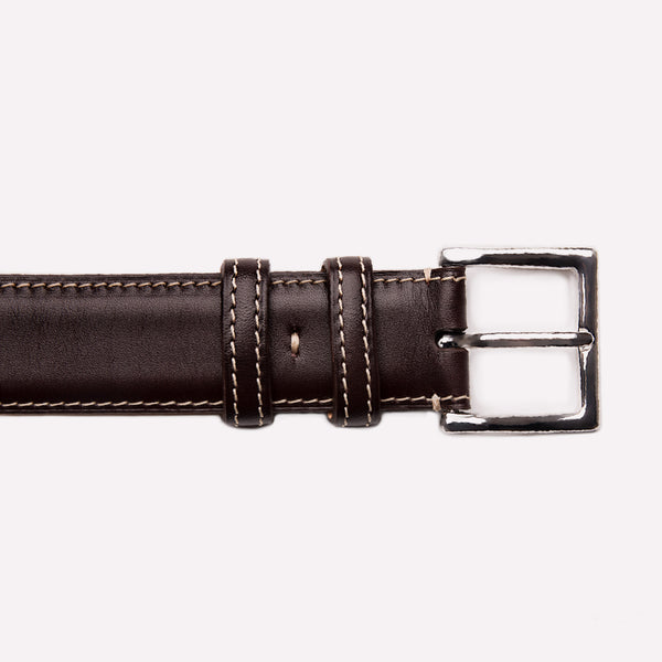 Ettinger 35mm Waxy Leather Belt Navy