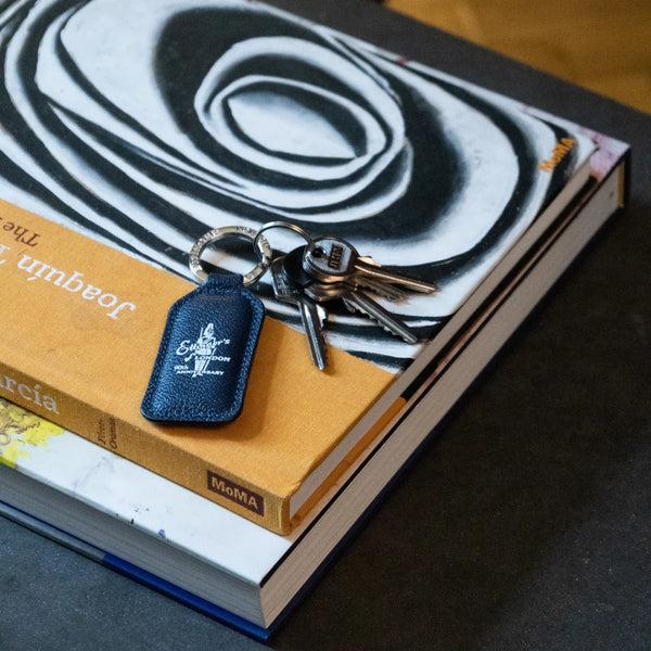 Ettinger 90th Anniversary Key Ring Marine Blue