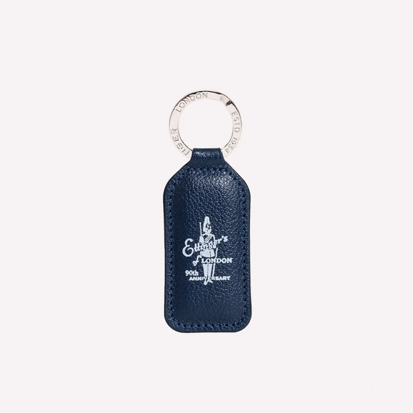 ettinger 90th Anniversary Key Ring Marine Blue