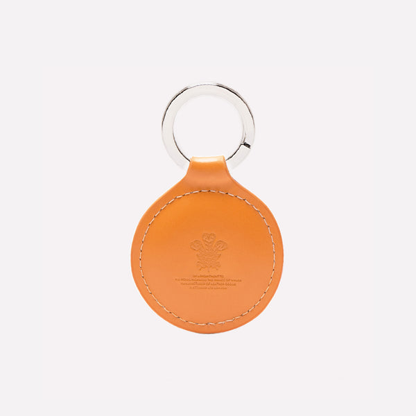 Ettinger Bridle Hide Round Key Fob Havana