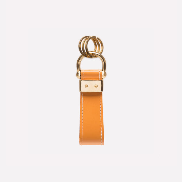 Ettinger Bridle Hide Stirrup Keyring London Tan