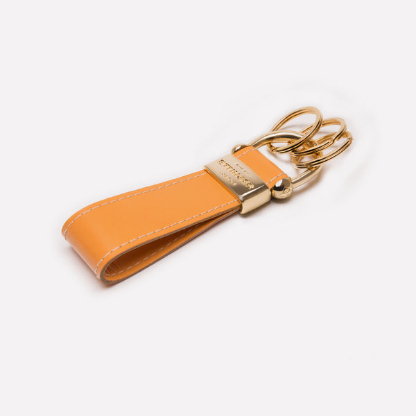 Ettinger Bridle Hide Stirrup Keyring London Tan