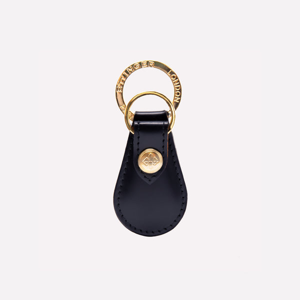 Ettinger Bridle Hide Valet Key Fob Ettinger Grey