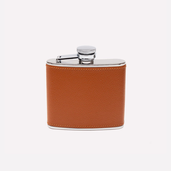ettinger Capra 4oz Hip Flask Tan